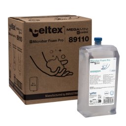 Celtex E-Control Microbar Pro antimikrobiális hatású habszappan, 700 ml