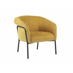 Design fotel CLOVER BREGO, mustárszínű BREGO 68
