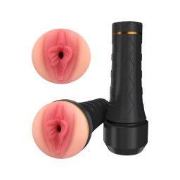 Tracy's Dog Cup - élethű műpunci maszturbátor (fekete-natúr)