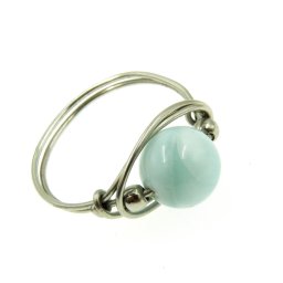Larimár gyűrű