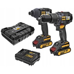 Caterpillar Carbonless 2in1 készlet, ütvefúró és ütvefúró,