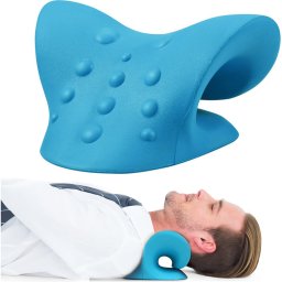 Shoulder Relax ergonomikus nyak- és vállrelaxáló nyaktámasztó párna - kék