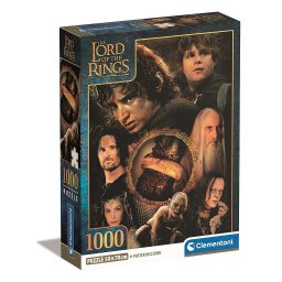 A Gyűrűk Ura The One Ring's Burden 1000 db-os Compact puzzle Clementoni