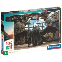 Így neveld a sárkányodat Arena 104 db-os puzzle Clementoni