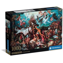 Művészet A Lázadó angyalok bukása Bruegel 1000 db-os Compact puzzle Clementoni