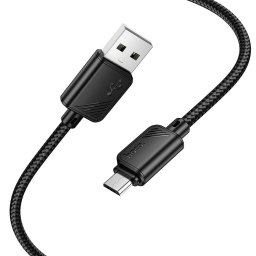 HOCO kábel USB-A - Micro USB 2,4A X113 1 m fekete