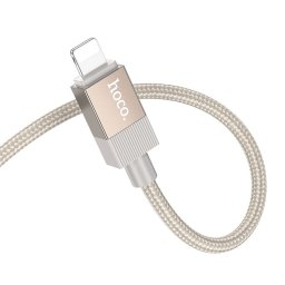 Kábel AUX Jack 3,5 mm (hím) Lightning (hím) Hoco 1 m UPA32A arany