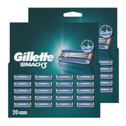 INGYENES SZÁLLÍTÁS - Gillette Mach3 Borotvabetétek Férfi Borotvához (2x20 db)