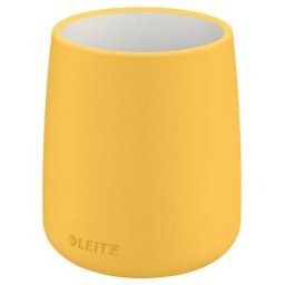 LEITZ Írószertartó, kerámia, LEITZ "Cosy", melegsárga
