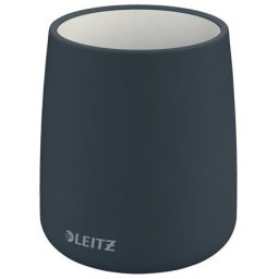 LEITZ Írószertartó, kerámia, LEITZ "Cosy", bársonyszürke