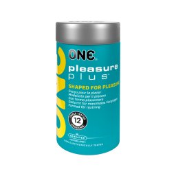 ONE Pleasure Plus - belső bordázatú óvszer (12 db)