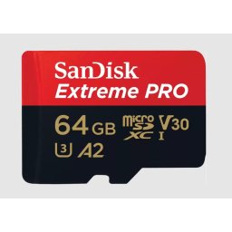 MicroSDXC memóriakártya adapterrel 64GB CL10 UHS-I U3 V30 A2 Extreme Pro Sandisk (SDSQXCU-064G-GN6MA/214503)