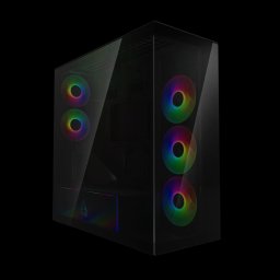 ARCTIC Xtender (fekete) fekete ablak GPU-val