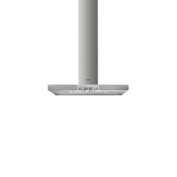 SMEG DESIGN PÁRAELSZÍVÓ, Universal design, "T" forma, 90 cm, aktív szénszűrővel, inox