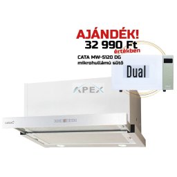 CATA - Páraelszívó TFH-7600 X inox + AJÁNDÉK CATA MW-5120 DG green mikrohullámú sütő - A készlet erejéig rendelhető!