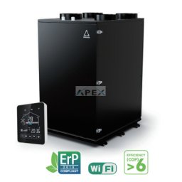 HOLTOP/AIRWOODS AV-HTPF35EI32 központi hővisszanyerős szellőztető beépített hűtő-fűtő funkcióval, entalpia hőcserélővel, LCD-s vezérléssel, WiFi-vel