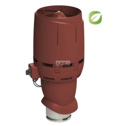 VILPE - Tetőventilátor FLOW EC160P/500 vörös