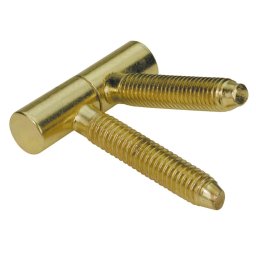 Befúrható ajtópánt 10 mm 49 mm horganyzott acél 2 db