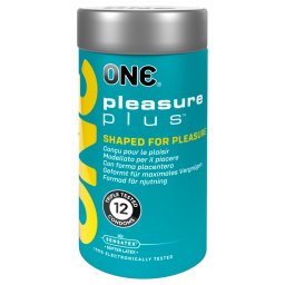 ONE Pleasure Plus - belső bordázatú óvszer (12 db)