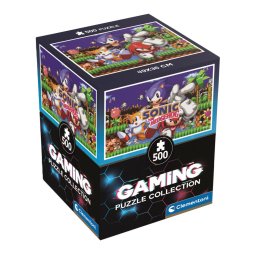 Sonic a sündisznó 64 Bit 500 db-os Cube puzzle Clementoni