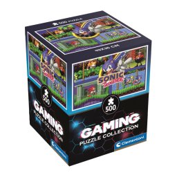 Sonic a sündisznó 64 Bit Fast 500 db-os Cube puzzle Clementoni