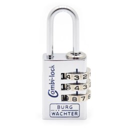 Burg Wachter(R) Combi Lock 90 20 Chromo SB számzáras lakat