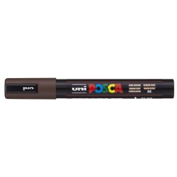 UNI Dekormarker, 1,8-2,5 mm, UNI "Posca PC-5M", sötétbarna