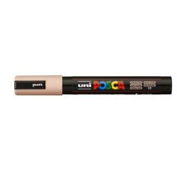 UNI Dekormarker, 1,8-2,5 mm, UNI "Posca PC-5M", púder rózsaszín