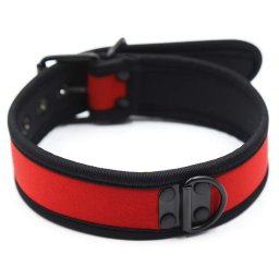 PUPPY - prmium neoprn nyakrv, piros sznben