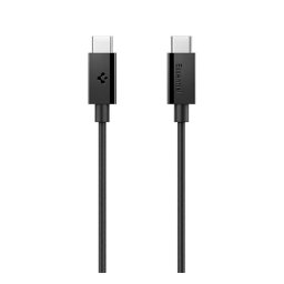 SPIGEN ESSENTIAL EB6020CC adatkábel (Type-C - Type-C, 60W, PD gyorstöltő, 200cm) FEKETE
