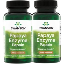 Swanson Papaya Enzim (Papain 100 mg) DUO 2X60 kapszula