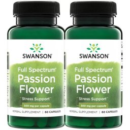 Swanson Golgotavirág (Passion flower 500 mg) DUO - 2X60 kapszula