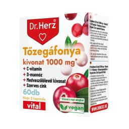 Dr.Herz Tőzegáfonya kivonat 1000 mg kapszula 60x