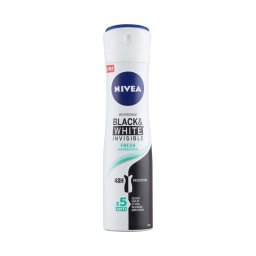 Nivea Black & White Invisible Fresh dezodor spray 150 ml