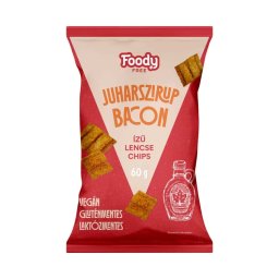 Foody Free Intense lencse chips juharszirup-bacon ízű 60g