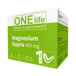 One Life Magnézium Supra 400 mg kapszula 90x