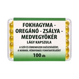 Dr. Chen Fokhagyma-Oregánó-Zsálya-Medvegyökér lágy kapszula 100x