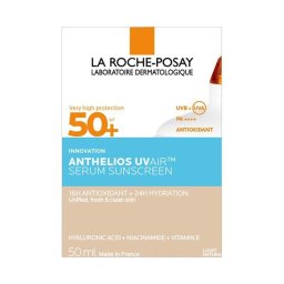 La Roche-Posay Anthelios UV Air ultra-könnyű színezett fényvédő szérum SPF50+ 50ml