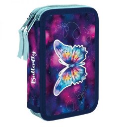 Butterfly Purple pillangós emeletes tolltartó - OXY BAG