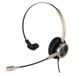WELL Mairdi MRD-809G, egyfüles fejhallgató, arany színű