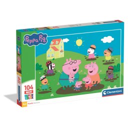 Peppa malac Muddy Puddle 104 db-os maxi puzzle Clementoni