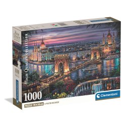 Budapest Lights of the Danube 1000 db-os Compact puzzle Clementoni