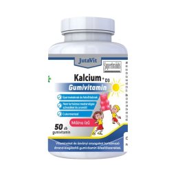 Jutavit Kalcium+D3 málna ízű cukormentes gumivitamin 50x
