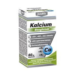JutaVit Kalcium-biszglicinát + D3 + K2 + K1 kapszula 60x