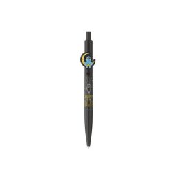 ICO Golyóstoll, 0,8 mm, nyomógombos, ICO "Astronaut", fekete-fekete