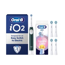 Oral-B iO2 Green Forest fogkefe + Gentle Care pótfej csomag