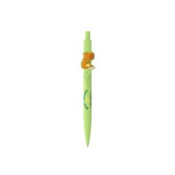 ICO Golyóstoll, 0,8 mm, nyomógombos, ICO "Capybara", pasztell zöld