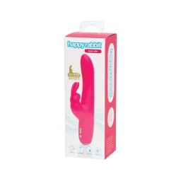 Happyrabbit Curve Slim - vízálló nyuszis csiklókaros vibrátor (pink)