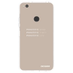 Átlátszó szilikon tok az alábbi mobiltelefonokra Huawei P9 Lite 2017 - Positive Vibes