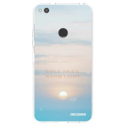 Átlátszó szilikon tok az alábbi mobiltelefonokra Huawei P9 Lite 2017 - COLD SKIES